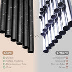 45 in Wind Chimes for Outside Deep Tone, Large Wind Chimes 6 Aluminum Tubes - Image 4