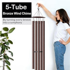 68” Large Wind Chimes for Outside Deep Tone, Bronze WindChimes for Women Mom Grandma, Memorial Sympathy Wind Chime for Loss of Loved One - Image 2
