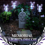 GIGALUMI 4 Pack Angel Solar Lights Outdoor Garden Decor Yard Art - Image 7