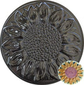 Sunflower Plastic Mold Stepping Stone Garden Path Concrete Plaster #S18 by SvitMolds