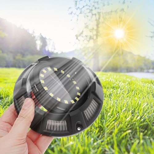 STAHAD 4pcs In-ground Solar Powered Lights with Colorful Light for Pathways - Image 4