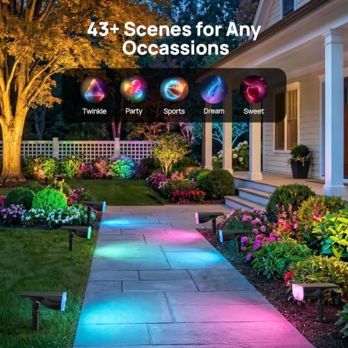 Linkind Smart Solar Spotlights Outdoor SL5 Upgraded, Halloween Solar Lights - Image 4