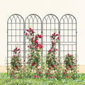 DoCred 4 Pack Garden Trellis for Climbing Plants, 59 Inch Metal Trellis by DoCred