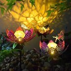 6 Pack Solar Lights (Flower & Animal Solar Light Blue) - Image 5