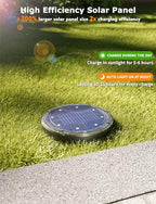 Color Changing Solar Ground Lights with Remote, IP67 Waterproof, 12Pack - Image 4