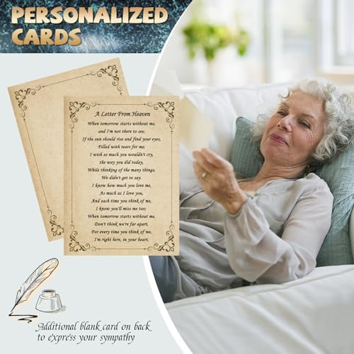 Sympathy Wind Chimes for Outside Deep Tone, Memorial for Loss of Loved One Prime, Bereavement Condolence Remembrance Funeral Gifts for Grieving Friends Loss of Mother Father - Image 3