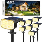 JEJOT Solar Spot Lights Outdoor Waterproof, Solar Spotlights, 8 Pack by JEJOT