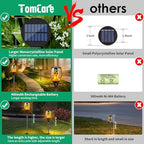 TomCare Solar Lights Outdoor Flickering Flame Solar Torches Lights Outdoor Lighting for Garden Patio Yard - Image 2
