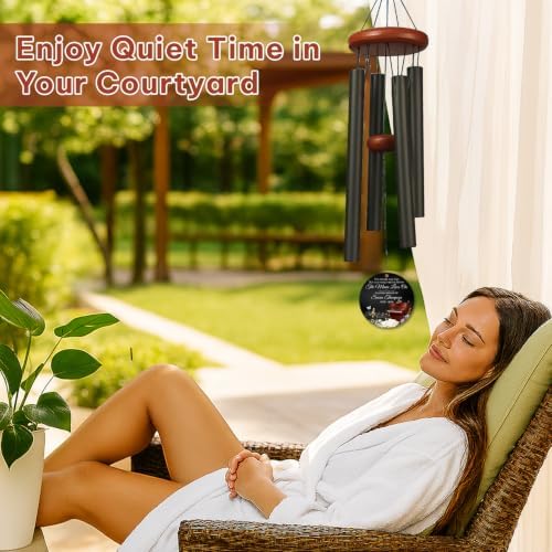 Personalized Grand Piano Memorial Wind Chime, Custom Name & Year - Image 6