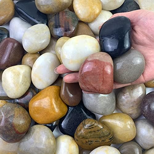 FANTIAN 20 lbs River Rocks for Landscaping, 2-3 Inch Pebbles for Plants by FANTIAN-GardeningMakesLifeBetter