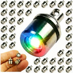 50 Pack Mini LED Lights, RGB Color Changing, 9/16 x 3/8 Inch by TOIFTER