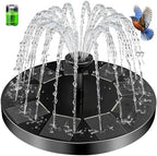 Solar Fountain Pump, 2026 Updated 2.5W Solar Powered Water Fountain with 6 Replacement Nozzles, Floating Solar Fountain for Bird Bath, Pond, Pool, Garden and Backyard by Unknown