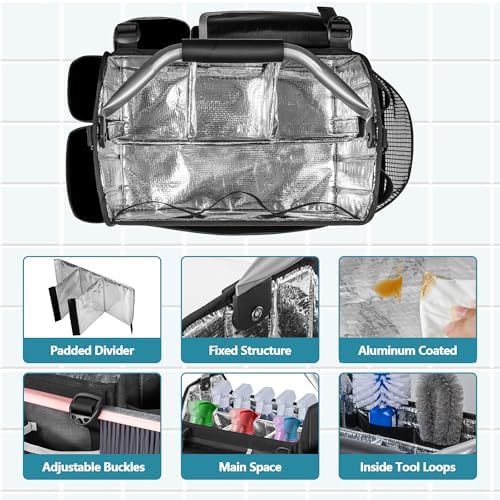 HODRANT Wearable Cleaning Caddy Organizer with Divider & Support Pad - Image 2