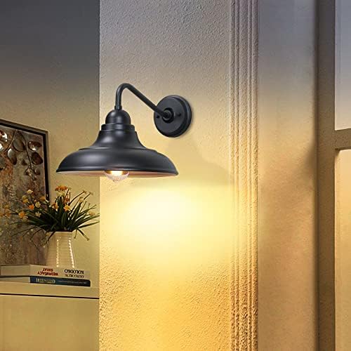 3 Pack Wall Lights Wall Mount for House Farmhouse Outdoor Wall Sconce Classic Barn Lights Outdoor & Indoor, 12" - Image 2