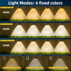 EGOBOO Outdoor Solar Lights for Fence, 12H Runtime, IP65 Waterproof, 6 Pack - Image 4
