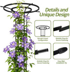Trellis for Climbing Plants Outdoor - 69" Plant Support, (2PCS) - Image 4