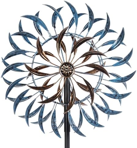 VEWOGARDEN Large Wind Spinners Outdoor, Metal Wind Sculptures & Spinners 360 Degrees Kinetic Wind Spinners for Yard and Garden 64 * 15.7 Inches by VEWOGARDEN