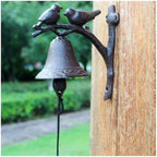 Dinner Bell,Cast Iron, Wall, Home Decoration Garden ic Retro Doorbell - Image 3