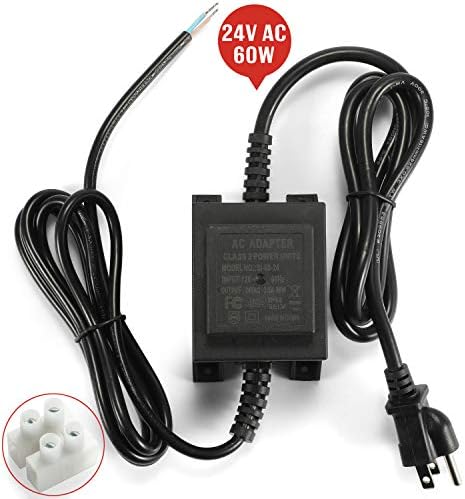 Outdoor Landscape Transformer 110/120V to AC 24V/2.5A,60W Low Voltage Waterproof Power Supply Converter for LED Landscape Lighting, Spotlight, Pathway Light - Image 2