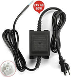 Outdoor Landscape Transformer 110/120V to AC 24V/2.5A,60W Low Voltage Waterproof Power Supply Converter for LED Landscape Lighting, Spotlight, Pathway Light - Image 2