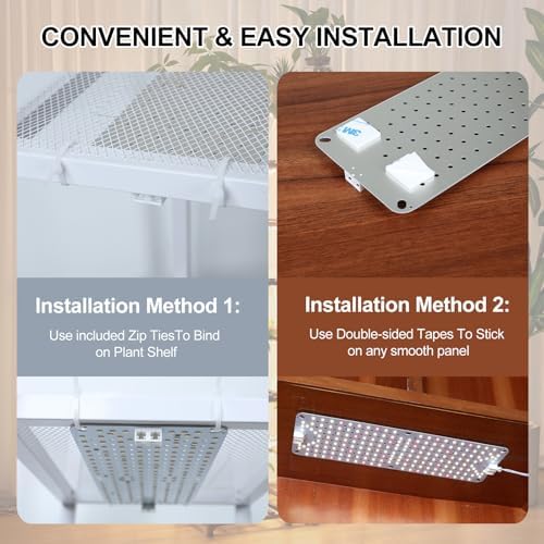 6Pack Flat Panel Grow Lights for Indoor Plants, Seed Starting - Image 4