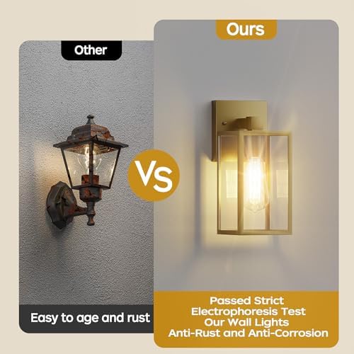 Outdoor Exterior Lighting Fixture for House, Waterproof Front Porch Lights - Image 5