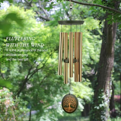 Astarin's Tree of Life Wind Chimes Sympathy Gift Outdoor Remembrance Garden - Image 6