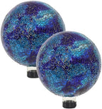 Sunnydaze 10" Mosaic Glass Gazing Ball for Garden, Globe for Outdoor Decor by SunnydazeDecor