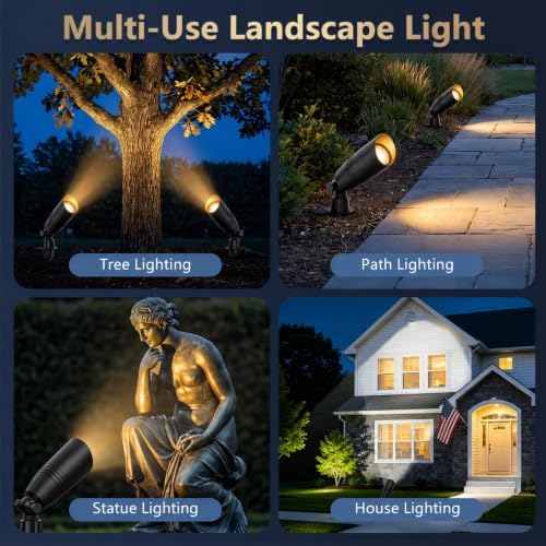 Low Voltage Landscape Lighting,Outdoor Spotlights 12V Uplights - Image 5