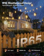 Brightown 151FT Solar String Lights Outdoor, 48+2 Shatterproof LED Lights - Image 3