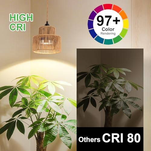 Hanging Plant Light, 30W Full Spectrum Plant Growth lamp，4000k Plant Light, Suitable for Potted Plants, Tall Green Leafy Plants, with Timer - Image 3
