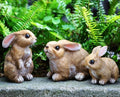 Bunny Decor Set of 3 Resin Easter Garden Statues Outdoor Indoor Home Yard by LEGIFOGardenDecor