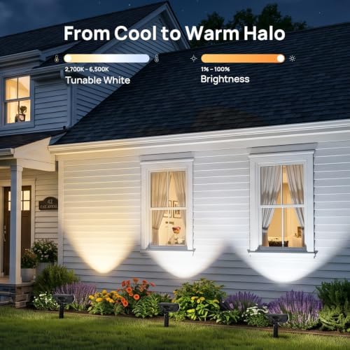 Linkind Smart Solar Spotlights Outdoor SL5 Upgraded, Halloween Solar Lights - Image 3