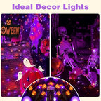 SyouHome Solar String Lights Outdoor, 6 Pack 600 LED Solar Halloween Lights - Image 2