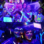 Black Lights 500W LED Black Flood Light with Plug(6ft Cable) for Body Paint, Fluorescent Poster, Neon Glow in The Dark Night - Image 3