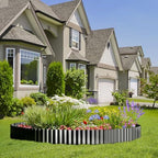 Land Guard Corrugated Garden Edging Border, 6" × 100' Landscape Paver Edging, Tall Landscape Edging, Fence for Garden, Flower Bed, Lawn and Landscape Edging (Black) - Image 4
