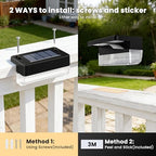 Solar Deck Lights Outdoor, Solar Step Lights Waterproof, 20 Pack Warm White - Image 5