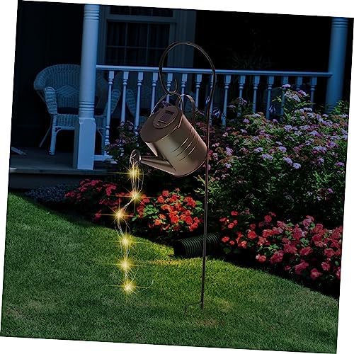 Solar Watering Can Garden Light Xmas Iron Decorative Lawn Lamp - Image 7