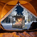 8200 BTU Propane Portable Gas Fire Pit and Heater - Image 2