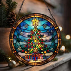 Christmas Tree Presents Star Acrylic Suncatcher - Image 5