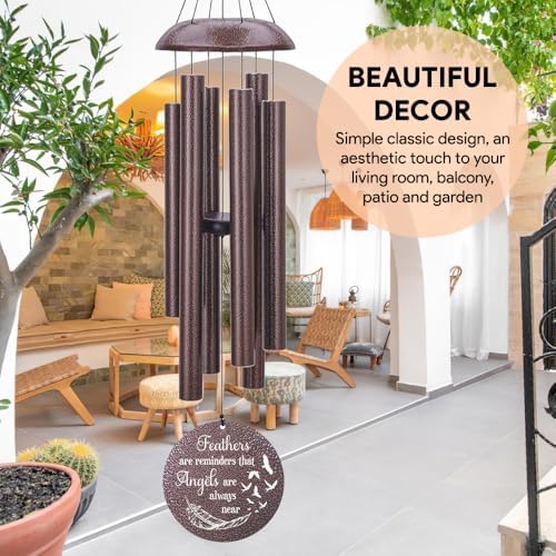Personalized Wind Chimes for Loss of Loved One, Bereavement & in Memory Wind Chimes, Sympathy Gifts in Memory of Father, Mother, or a Loved One - Image 6