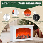 Fireplace Lanterns Decorative,Large LED Fireplace Lamp,Fake Fireplace Decor - Image 4