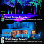 SUNVIE RGBW Landscape Lighting Kit with 300W Transformer, Waterproof, 12PCS - Image 3
