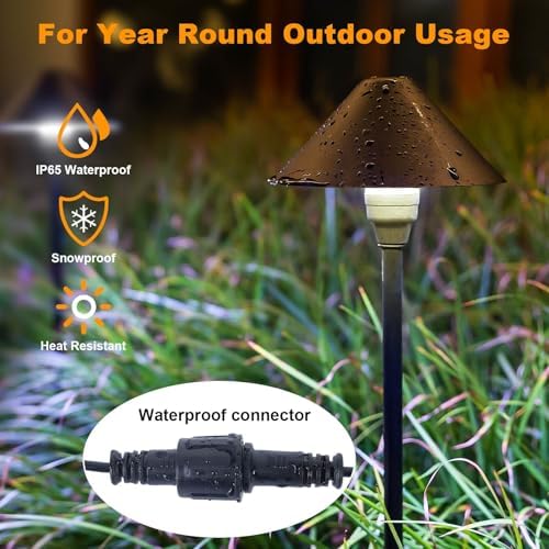Low Voltage Pathway Lights with Transformer, 4H/6H/8H Cycle Timer - Image 6