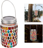 Solar Outdoor Hanging Lamp Ornament Glass Decorative Lantern - Image 4