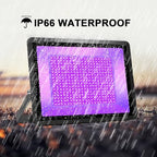 Black Lights 500W LED Black Flood Light with Plug(6ft Cable) for Body Paint, Fluorescent Poster, Neon Glow in The Dark Night - Image 4