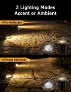 Gardenreet Brass Well Light - 12V Waterproof Outdoor In-Ground Landscape Lighting, LED Replaceable Bulb Ip65 Low Voltage Fixture, Antique Bronze for Pathway Floor Garden Without MR16 Bulb - Image 4