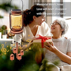 Solar Wind Chimes for Outside, Birthday Mother' s Day Gifts for Mom Women Grandma,Solar Mason Jar Wind Chime Light Unique Hanging Wind Chimes Outdoor,IP65 Waterproof, Yard Garden Terrace Courtyard - Image 4