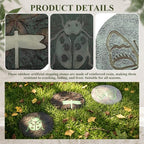 3 Pcs Glow in The Dark Stepping Stones for Garden - Image 3