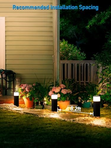 LEONLITE 8-Pack Low Voltage Bollard Pathway Lights, 5W 400LM, 3000K - Image 6